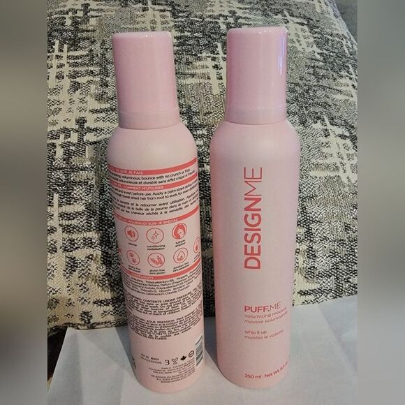 #DESIGNME #PUFF.ME Volumizing #Mousse Full Size 250ml bottles **SET OF 2** - Picture 1 of 3